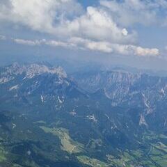 Flugwegposition um 12:49:37: Aufgenommen in der Nähe von Hall, 8911 Hall, Österreich in 2846 Meter